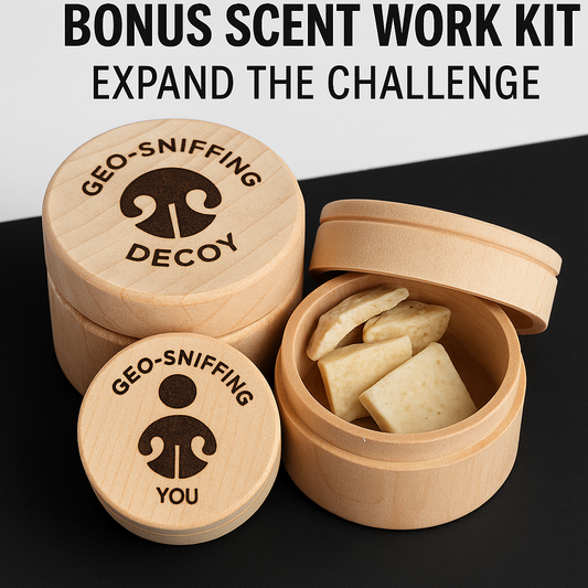 Bonus Scent Work Kit: Handler Pod, Food Distraction Pod,  Extra Decoy Pod